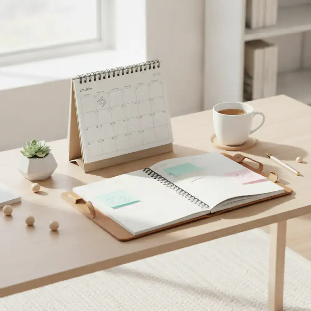 Calendar and planning illustration